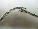 Silver choker necklace with chains 1c-145