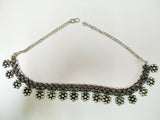 German silver with 16 hanging beads designs elegant choker German silver with 16 hanging beads designs elegant choker  1c-141