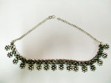 German silver with 16 hanging beads designs elegant choker German silver with 16 hanging beads designs elegant choker  1c-141