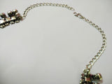 Full length silver choker style necklace 1c-142